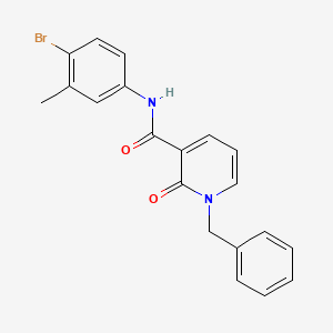 1-benzyl-N-(4-bromo-3-methylphenyl)-2-oxo-1,2-dihydropyridine-3-carboxamide