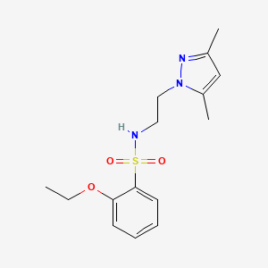 N-(2-(3,5-dimethyl-1H-pyrazol-1-yl)ethyl)-2-ethoxybenzenesulfonamide