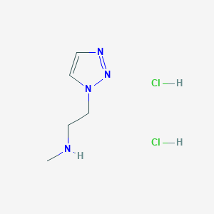 N-Methyl-2-(triazol-1-yl)ethanamine;dihydrochloride