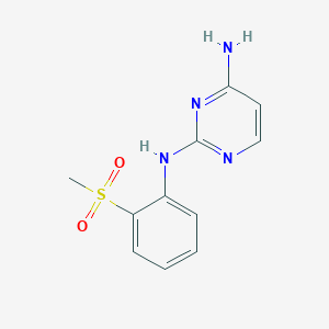 N2-[2-(Methylsulfonyl)phenyl]pyrimidine-2,4-diamine