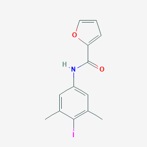 molecular formula C13H12INO2 B250822 N-(4-iodo-3,5-dimethylphenyl)furan-2-carboxamide 