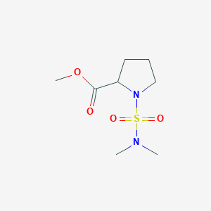 molecular formula C8H16N2O4S B2508242 Methyl 1-[(dimethylamino)sulfonyl]prolinate CAS No. 1094603-59-4