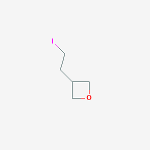 molecular formula C5H9IO B2508244 3-(2-Iodoethyl)oxetane CAS No. 1782577-96-1