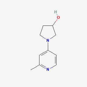 molecular formula C10H14N2O B2508263 1-(2-Methylpyridin-4-yl)pyrrolidin-3-ol CAS No. 1592412-21-9