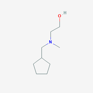 molecular formula C9H19NO B2508277 2-[(Cyclopentylmethyl)(methyl)amino]ethan-1-OL CAS No. 1247066-51-8