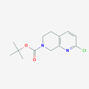 tert-butyl 2-chloro-5,6-dihydro-1,7-naphthyridine-7(8H)-carboxylate