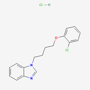 1-(4-(2-chlorophenoxy)butyl)-1H-benzo[d]imidazole hydrochloride