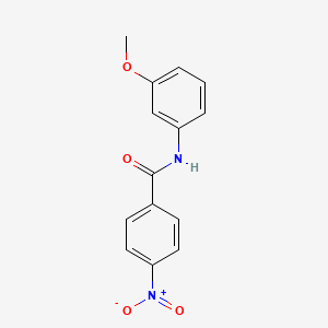 molecular formula C14H12N2O4 B2508283 N-(3-methoxyphenyl)-4-nitrobenzamide CAS No. 91099-19-3