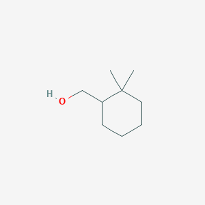 molecular formula C9H18O B2508300 2,2-Dimethyl-1-(hydroxymethyl)cyclohexane CAS No. 81980-07-6