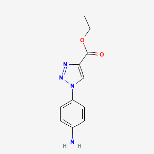 B2508322 Ethyl 1-(4-aminophenyl)triazole-4-carboxylate CAS No. 2120261-59-6