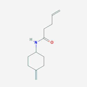 molecular formula C12H19NO B2508349 N-(4-methylidenecyclohexyl)pent-4-enamide CAS No. 2097893-07-5