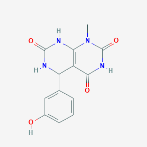 5-(3-hydroxyphenyl)-1-methyl-5,6-dihydropyrimido[4,5-d]pyrimidine-2,4,7(1H,3H,8H)-trione