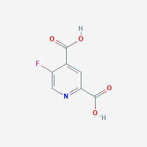 molecular formula C7H4FNO4 B2508364 5-Fluoropyridine-2,4-dicarboxylic acid CAS No. 1427082-33-4