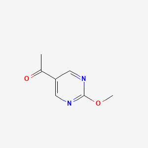 molecular formula C7H8N2O2 B2508374 1-(2-Methoxypyrimidin-5-yl)ethanone CAS No. 1056174-56-1