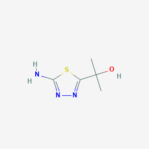 B2508400 2-(5-Amino-1,3,4-thiadiazol-2-yl)propan-2-ol CAS No. 933911-74-1