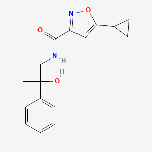 5-cyclopropyl-N-(2-hydroxy-2-phenylpropyl)isoxazole-3-carboxamide