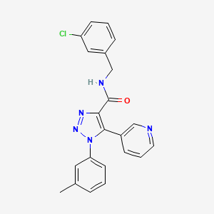 N-(3-chlorobenzyl)-5-(pyridin-3-yl)-1-(m-tolyl)-1H-1,2,3-triazole-4-carboxamide