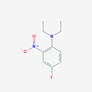 molecular formula C10H13FN2O2 B2508474 N,N-二乙基-4-氟-2-硝基苯胺 CAS No. 432495-25-5