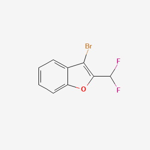 B2508485 3-Bromo-2-(difluoromethyl)-1-benzofuran CAS No. 2248282-73-5