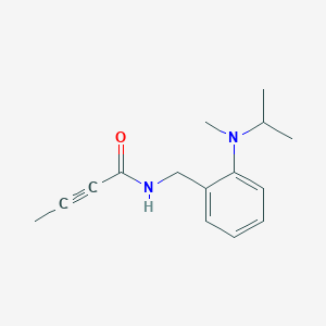 N-[[2-[Methyl(propan-2-yl)amino]phenyl]methyl]but-2-ynamide