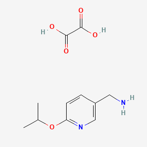 molecular formula C11H16N2O5 B2508574 (6-Isopropoxypyridin-3-yl)methanamine oxalate CAS No. 2034357-06-5