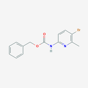molecular formula C14H13BrN2O2 B2508578 Benzyl N-(5-bromo-6-methylpyridin-2-yl)carbamate CAS No. 175393-02-9