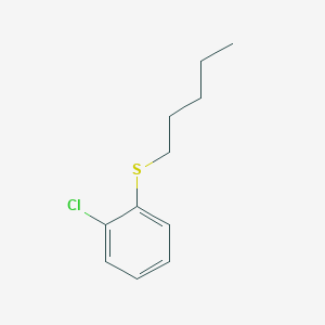 molecular formula C11H15ClS B2508658 Pentyl 2-chlorophenylsulfide CAS No. 1447671-89-7
