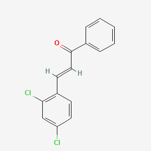 molecular formula C15H10Cl2O B2508670 (E)-3-(2,4-dichlorophenyl)-1-phenylprop-2-en-1-one CAS No. 22966-15-0