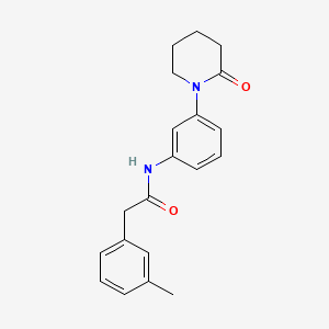 molecular formula C20H22N2O2 B2508761 N-(3-(2-oxopiperidin-1-yl)phenyl)-2-(m-tolyl)acetamide CAS No. 942014-01-9