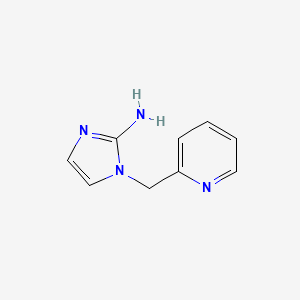 molecular formula C9H10N4 B2508775 1-(吡啶-2-基甲基)-1H-咪唑-2-胺 CAS No. 1179185-19-3