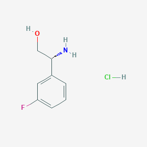 molecular formula C8H11ClFNO B2508780 (R)-2-Amino-2-(3-fluorophenyl)ethanol hydrochloride CAS No. 1391447-14-5