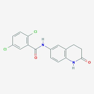 2,5-dichloro-N-(2-oxo-1,2,3,4-tetrahydroquinolin-6-yl)benzamide