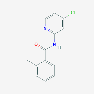 B2508835 Benzamide,n-(4-chloro-2-pyridinyl)-2-methyl- CAS No. 901343-44-0