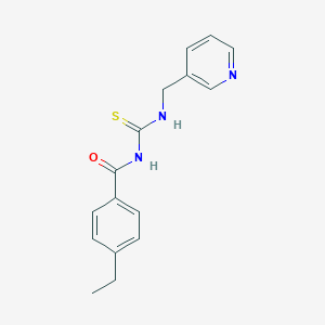 N-(4-ethylbenzoyl)-N'-(3-pyridinylmethyl)thiourea