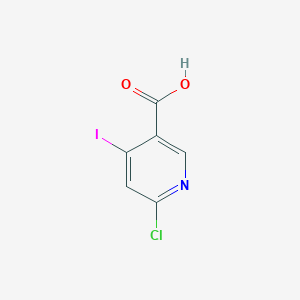 molecular formula C6H3ClINO2 B2508850 6-氯-4-碘吡啶-3-羧酸 CAS No. 1211578-80-1