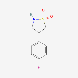 4-(4-Fluorophenyl)isothiazolidine 1,1-dioxide