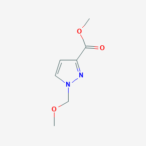 molecular formula C7H10N2O3 B2508877 Methyl 1-(methoxymethyl)-1H-pyrazole-3-carboxylate CAS No. 1263283-05-1
