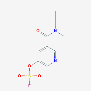 3-[Tert-butyl(methyl)carbamoyl]-5-fluorosulfonyloxypyridine