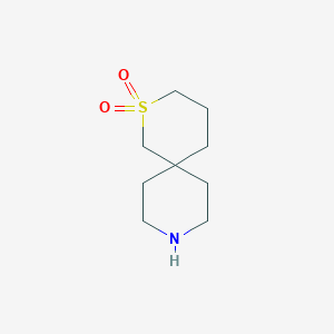 molecular formula C9H17NO2S B2508889 2-Thia-9-azaspiro[5.5]undecane 2,2-dioxide CAS No. 1342785-21-0