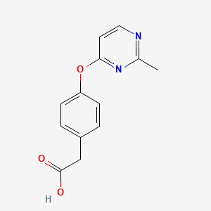 2-[4-(2-Methylpyrimidin-4-yl)oxyphenyl]acetic acid