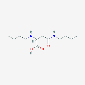 molecular formula C12H24N2O3 B2508922 2,4-Bis(butylamino)-4-oxobutanoic acid CAS No. 52815-89-1