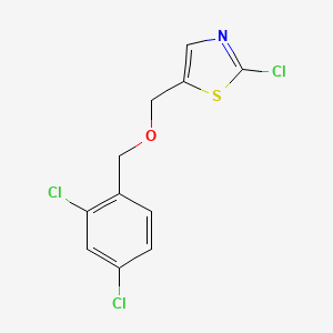 2-Chloro-5-{[(2,4-dichlorobenzyl)oxy]methyl}-1,3-thiazole