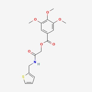 [2-Oxo-2-(thiophen-2-ylmethylamino)ethyl] 3,4,5-trimethoxybenzoate