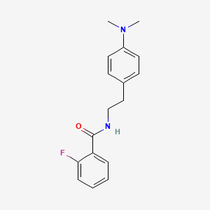 N-(4-(dimethylamino)phenethyl)-2-fluorobenzamide
