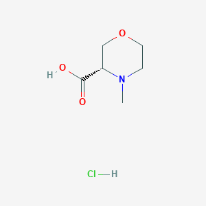 (3S)-4-Methyl-3-morpholinecarboxylic acid hydrochloride