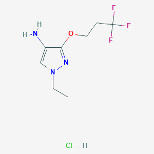 1-Ethyl-3-(3,3,3-trifluoropropoxy)-1H-pyrazol-4-amine hydrochloride