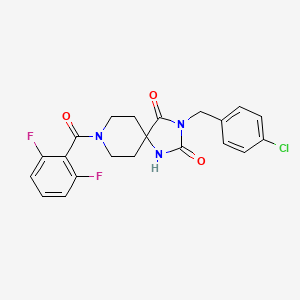 3-(4-Chlorobenzyl)-8-(2,6-difluorobenzoyl)-1,3,8-triazaspiro[4.5]decane-2,4-dione