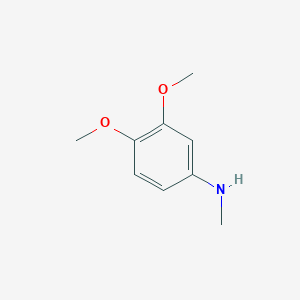 molecular formula C9H13NO2 B2509008 3,4-二甲氧基-N-甲基苯胺 CAS No. 35162-34-6
