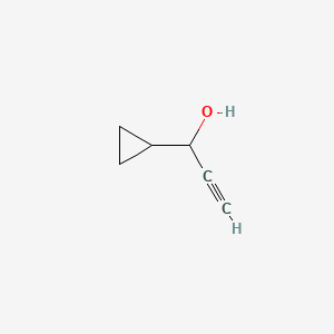 molecular formula C6H8O B2509014 1-Cyclopropylprop-2-yn-1-ol CAS No. 1841086-69-8