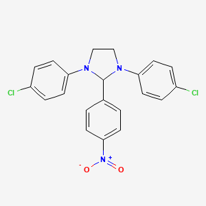 1,3-Bis(4-chlorophenyl)-2-(4-nitrophenyl)imidazolidine